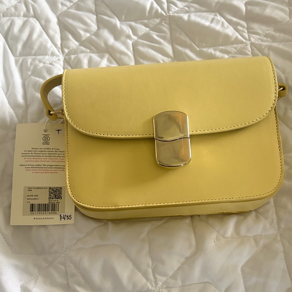 Sezane Butter Yellow Mini Milo